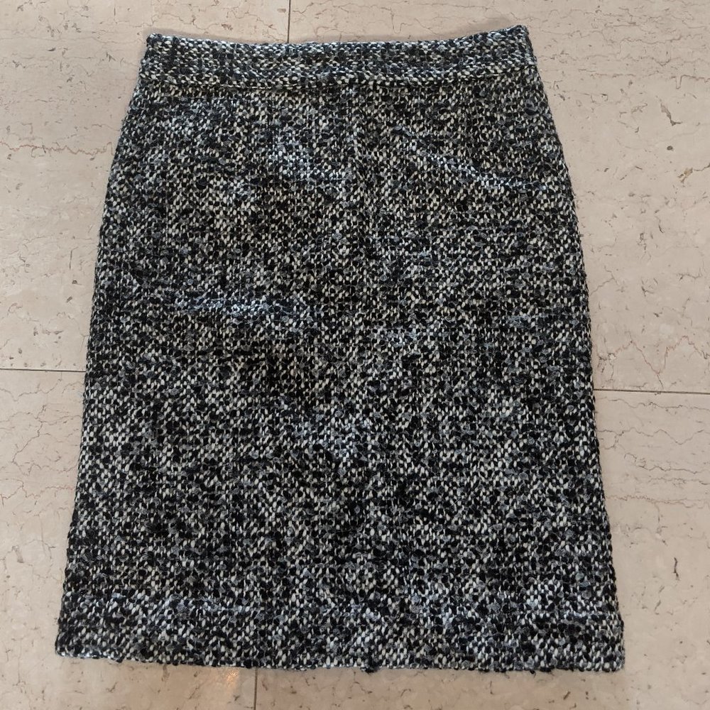 J. Crew wool tweed pencil skirt